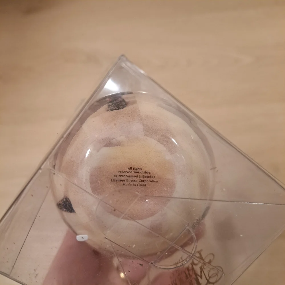 NEW The Enesco Precious Moments Collection Round Ornament 1992 Samuel J. Butcher